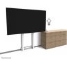 Neomounts BY NEWSTAR MOTORISED WALL STAND INCL. STORAGE BOX, 10 CM. WHEELS VESA 100X100 UP TO 800X600 WHITE