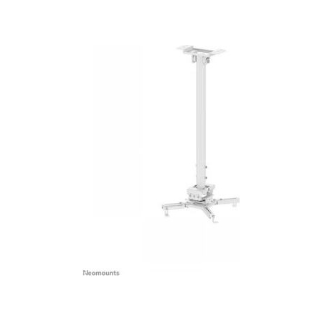 Neomounts PROJECTOR CEILING MOUNT (HEIGHT ADJUSTABLE: 74-114 CM) WHITE