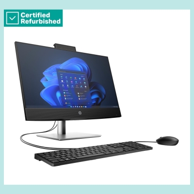 HP RENEW SILVER HP Pro 440 G9 AIO All-In-One - i5-14500T, 16GB, 512GB SSD, 23.8 FHD Non-Touch AG, Height Adjustable, USB Mouse, 