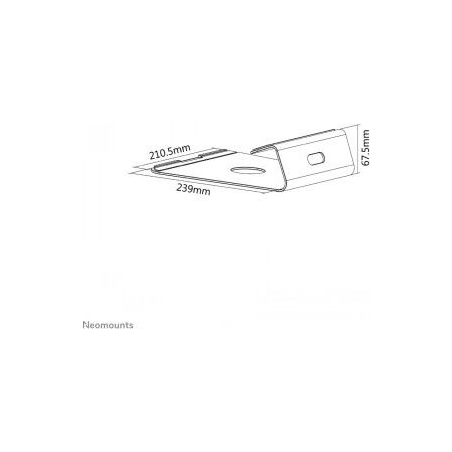 Neomounts NEWSTAR NOTEBOOK DESK STAND (ERGONOMIC)