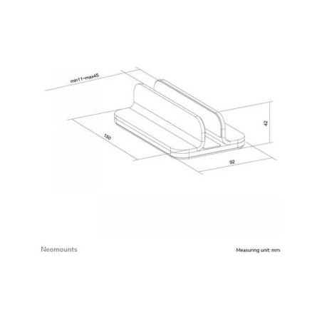Neomounts BY NEWSTAR VERTICAT LAPTOP STAND
