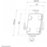 Neomounts BY NEWSTAR LOCKABLE UNIVERSAL WALL MOUNTABLE TABLET CASING FOR MOST TABLETS 7.9"-11"