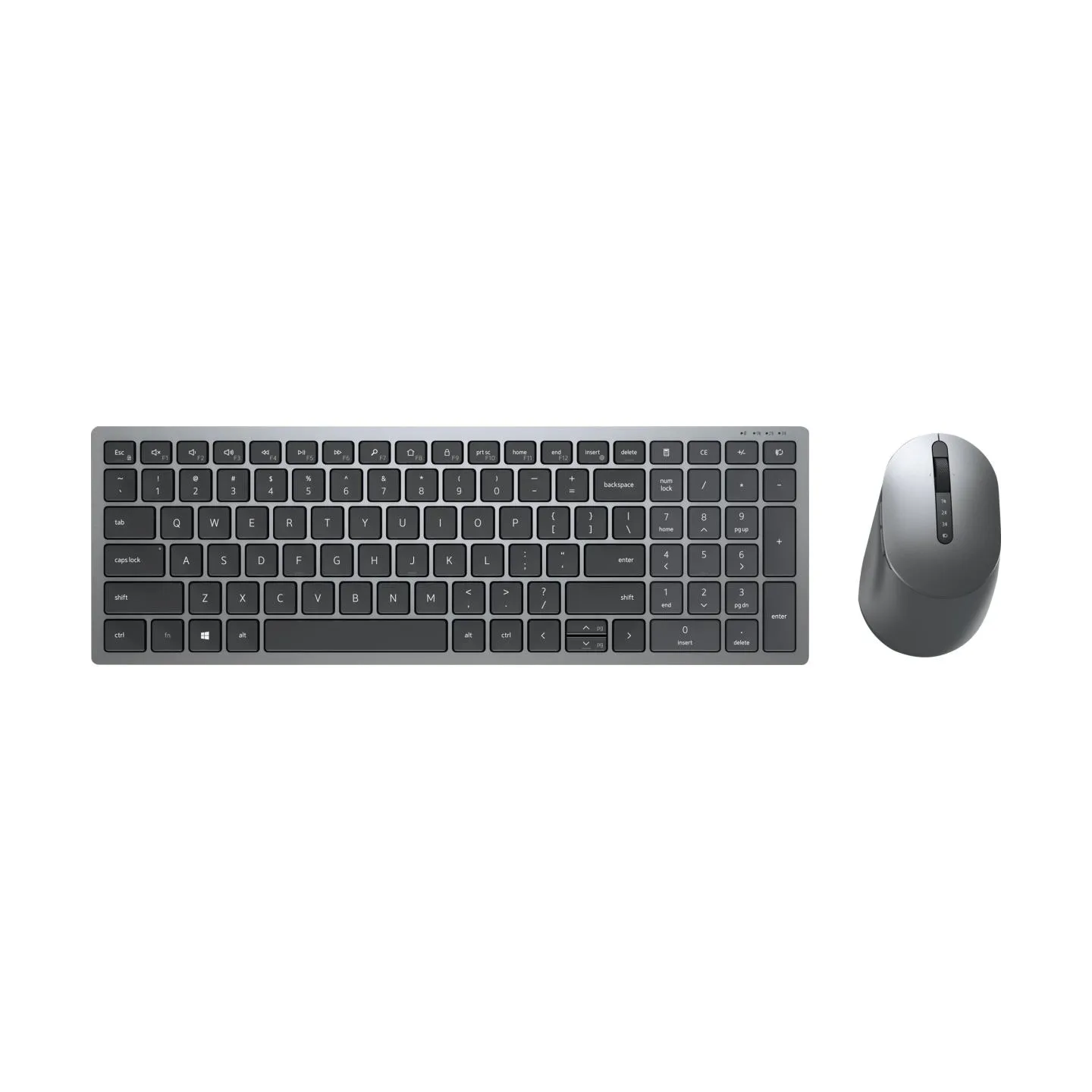 Dell Multi-Device Wireless Keyboard and Mouse - KM7120W - Russian (QWERTY) / 580-AIWS