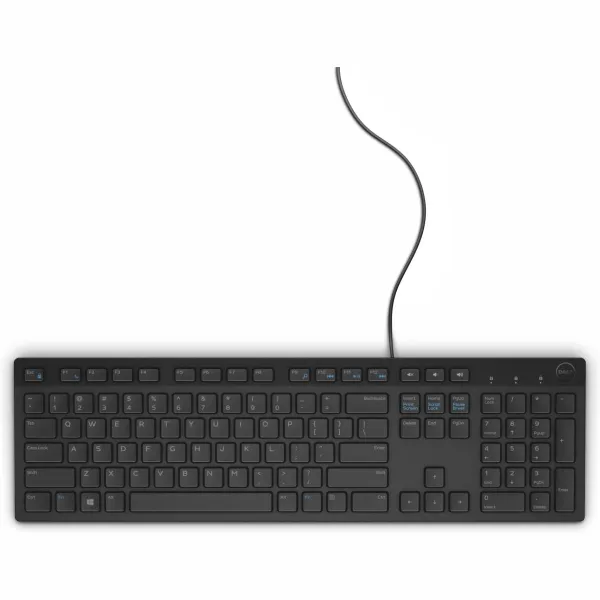 Dell Multimedia Keyboard-KB216 - Russian (QWERTY) - Black / 580-ADGR