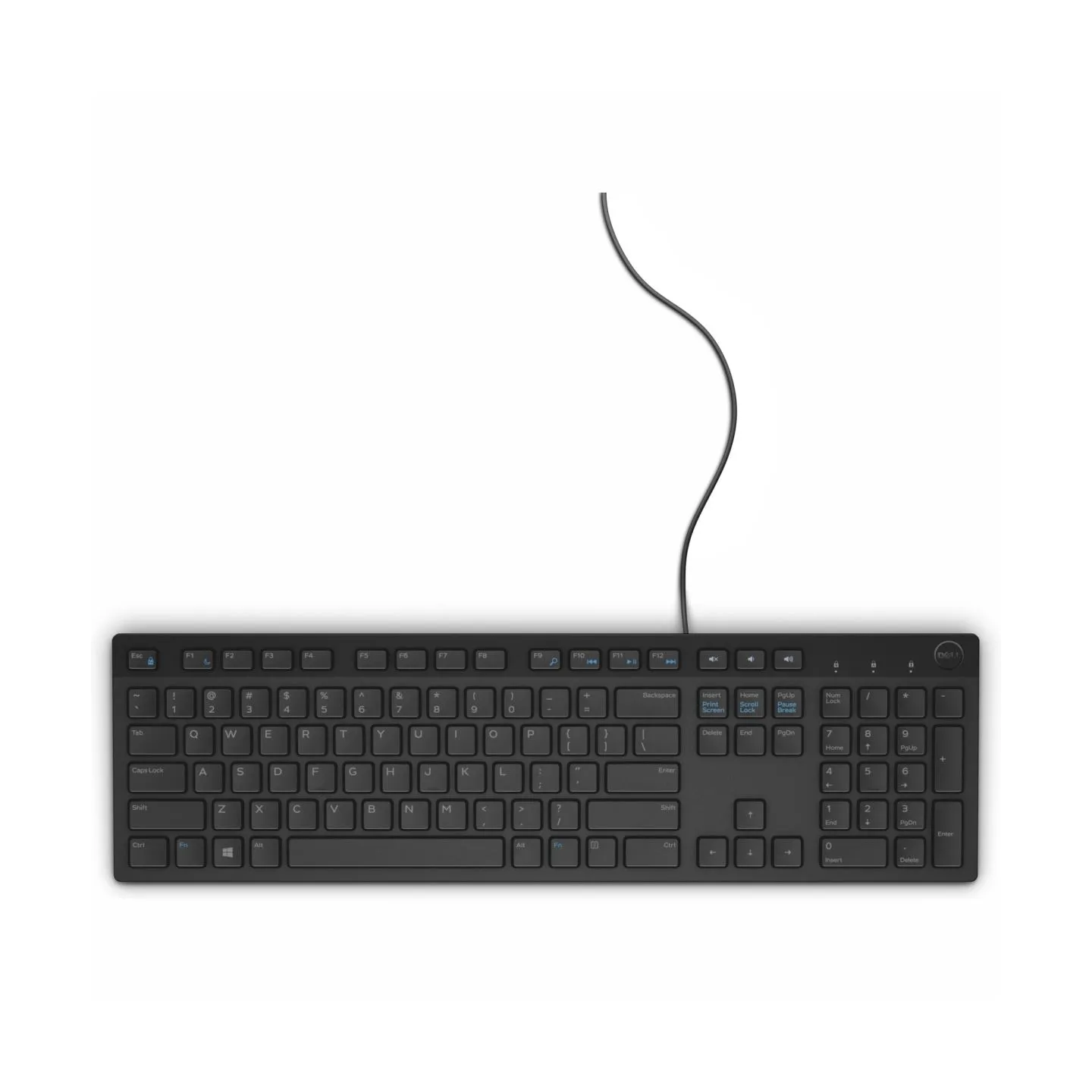 Dell Multimedia Keyboard-KB216 - Russian (QWERTY) - Black / 580-ADGR