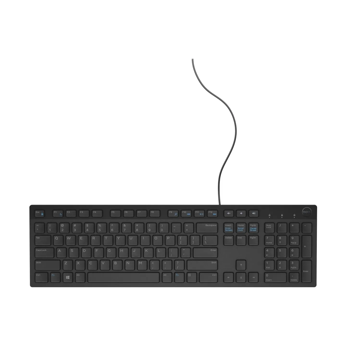 Dell Multimedia Keyboard-KB216 - Russian (QWERTY) - Black / 580-ADGR