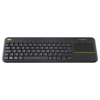 Logitech Wireless Touch Keyboard k400 plus black DE Layout / 920-007127