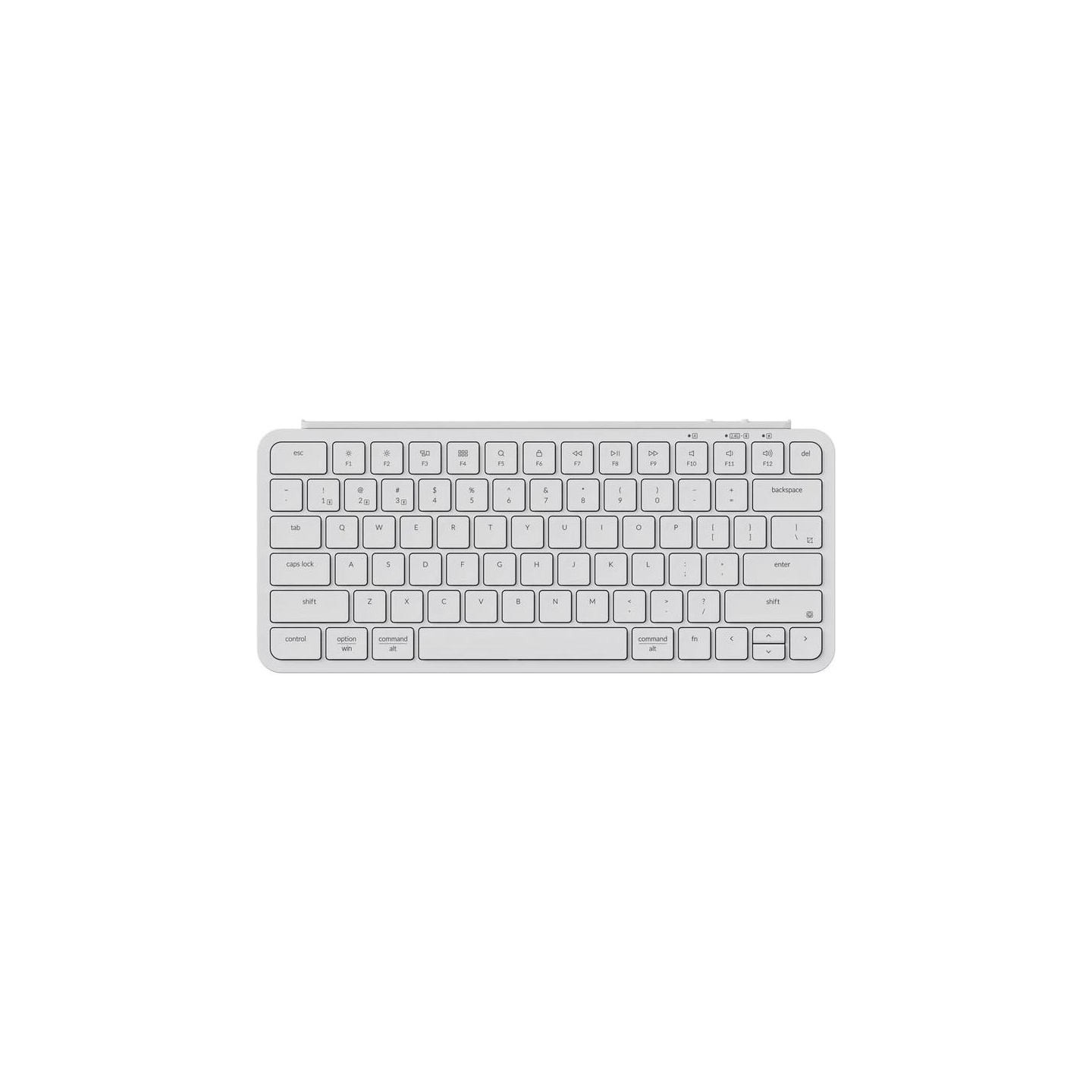 Keychron B1 Pro Ultraslim - US Layout - Low Profile Scissor Ivory White Wireless Keyboard / B1P-K8