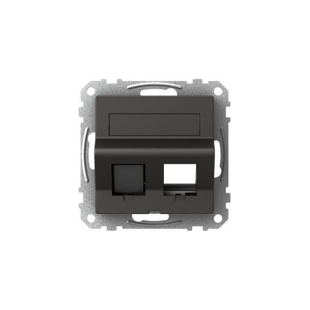 Schneider ELECTRIC EXXACT DATACASE ACTASSI/KEYSTONE OBLIQUE ANTRACITE