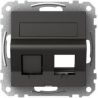 Schneider ELECTRIC EXXACT DATACASE ACTASSI/KEYSTONE OBLIQUE ANTRACITE