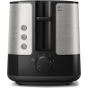 Philips Viva Collection Toaster HD2637/90 Extra wide 2 slots toaster Built in bun warmer Black/Damaged package / HD2637/90?/PACK