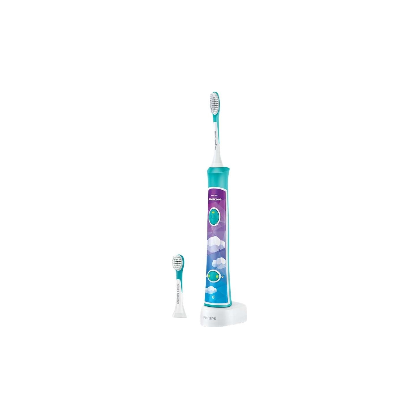 Philips Sonicare For Kids Sonic electric toothbrush HX6322/04 Built-in Bluetooth® Coaching App 2 brush heads 2 modes / HX6322/04