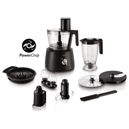 Philips Avance Collection Food processor HR7776/90 1000 W Compact 2 in 1 setup 3.4 L bowl / HR7776/90