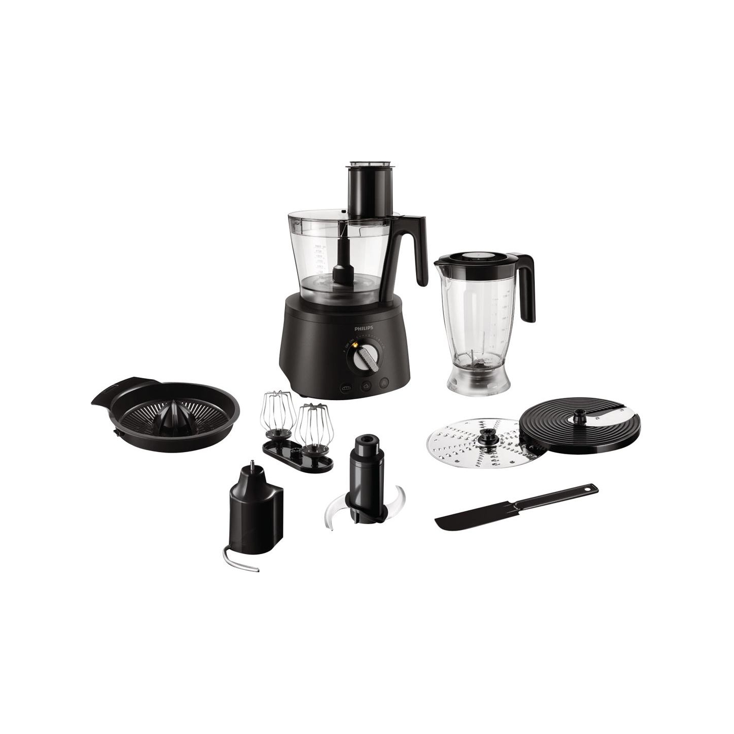 Philips Avance Collection Food processor HR7776/90 1000 W Compact 2 in 1 setup 3.4 L bowl / HR7776/90