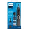 Philips Nose and ear trimmer NT5650/16 100% waterproof, AA-battery included, , precision comb, 2 eyebrow combs 3mm/5mm, on/off b
