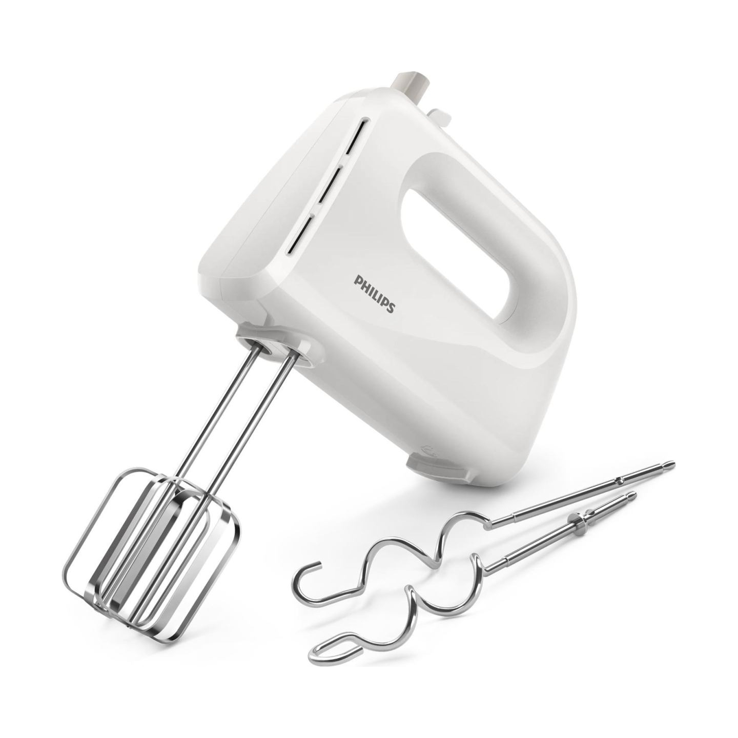 Philips Philips Daily Collection Mixer HR3705/00 300 W 5 speeds + turbo Strip beaters & dough hooks Lightweight / HR3705/00