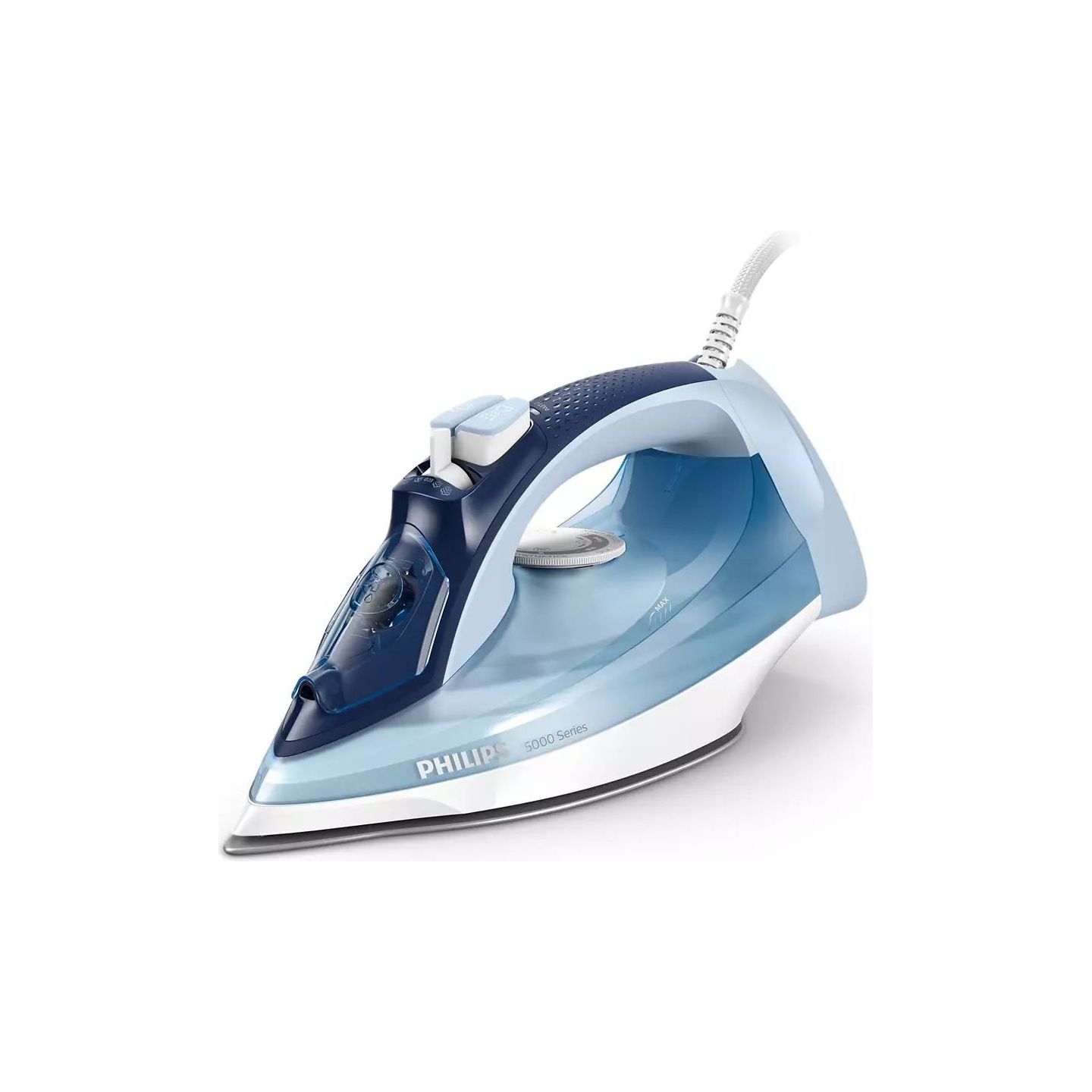 Philips 5000 Series Steam iron DST5030/20 2400 W power 45 g/min continuous steam 180 g steam boost SteamGlide Plus / DST5030/20
