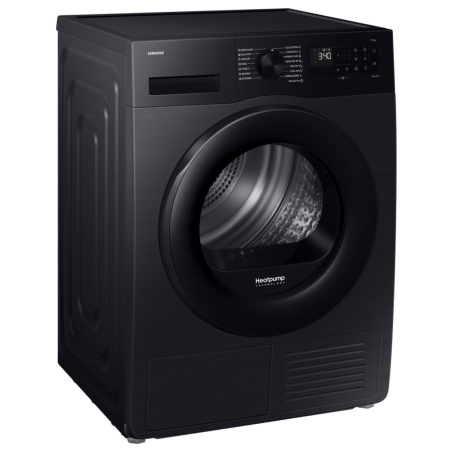 Samsung Dryer DV90DG52A0ABLE, black, SpaceMax, Higiene care, 9kg, A+++, heat pump, Black / DV90DG52A0ABLE
