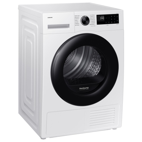 Samsung Dryer DV90DG52A0AELE, white, SpaceMax, Higiene care, 9kg, A+++, heat pump / DV90DG52A0AELE