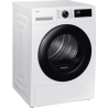 Samsung Dryer DV90DG52A0AELE, white, SpaceMax, Higiene care, 9kg, A+++, heat pump / DV90DG52A0AELE