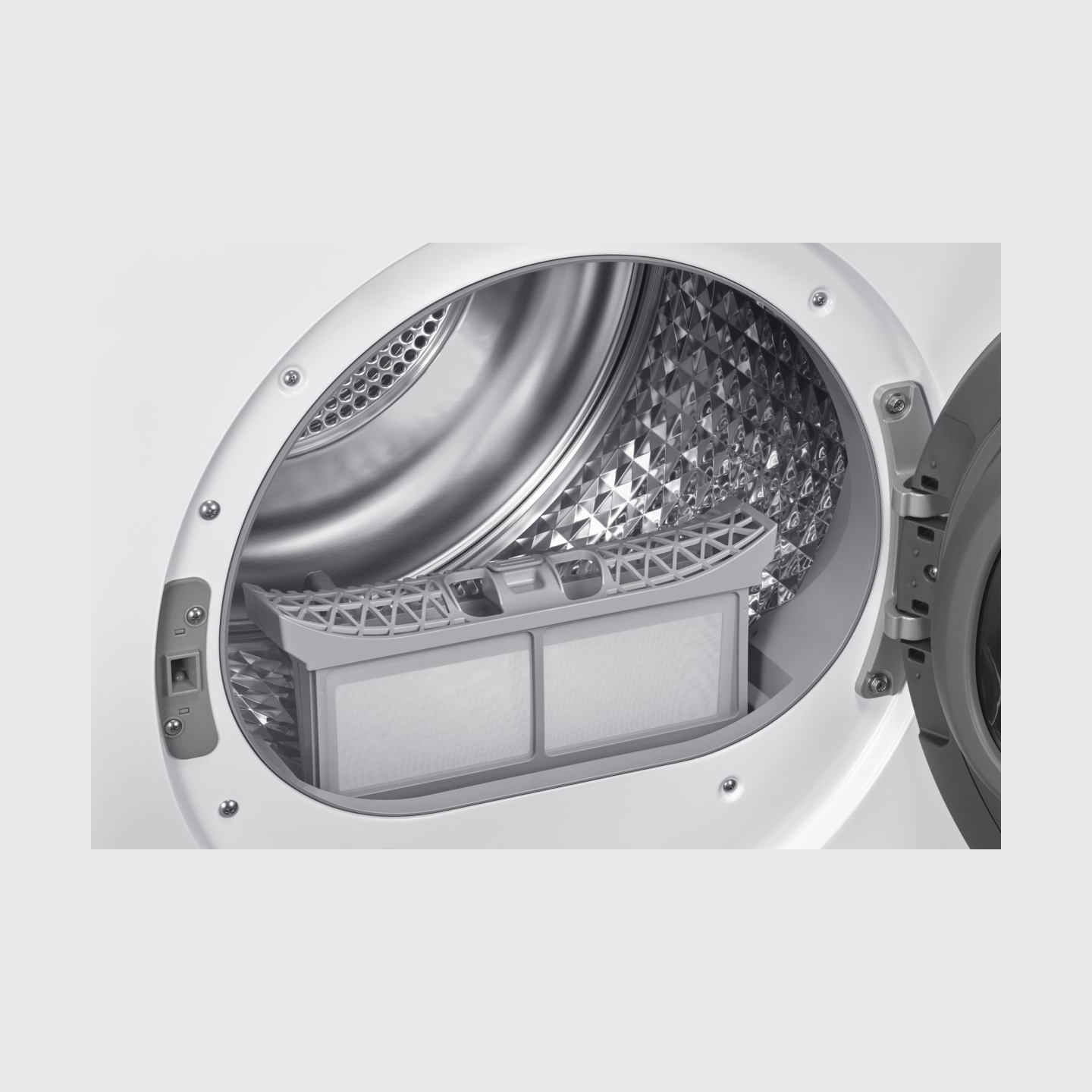 Samsung Dryer DV90DG52A0AELE, white, SpaceMax, Higiene care, 9kg, A+++, heat pump / DV90DG52A0AELE
