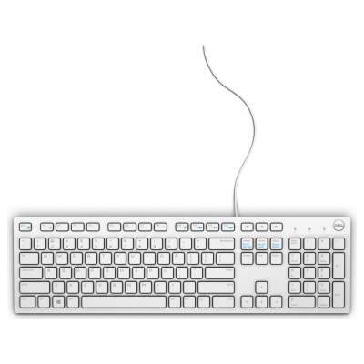 Dell Wired Keyboard - KB216 - US International (QWERTY) - White / 580-ADGM