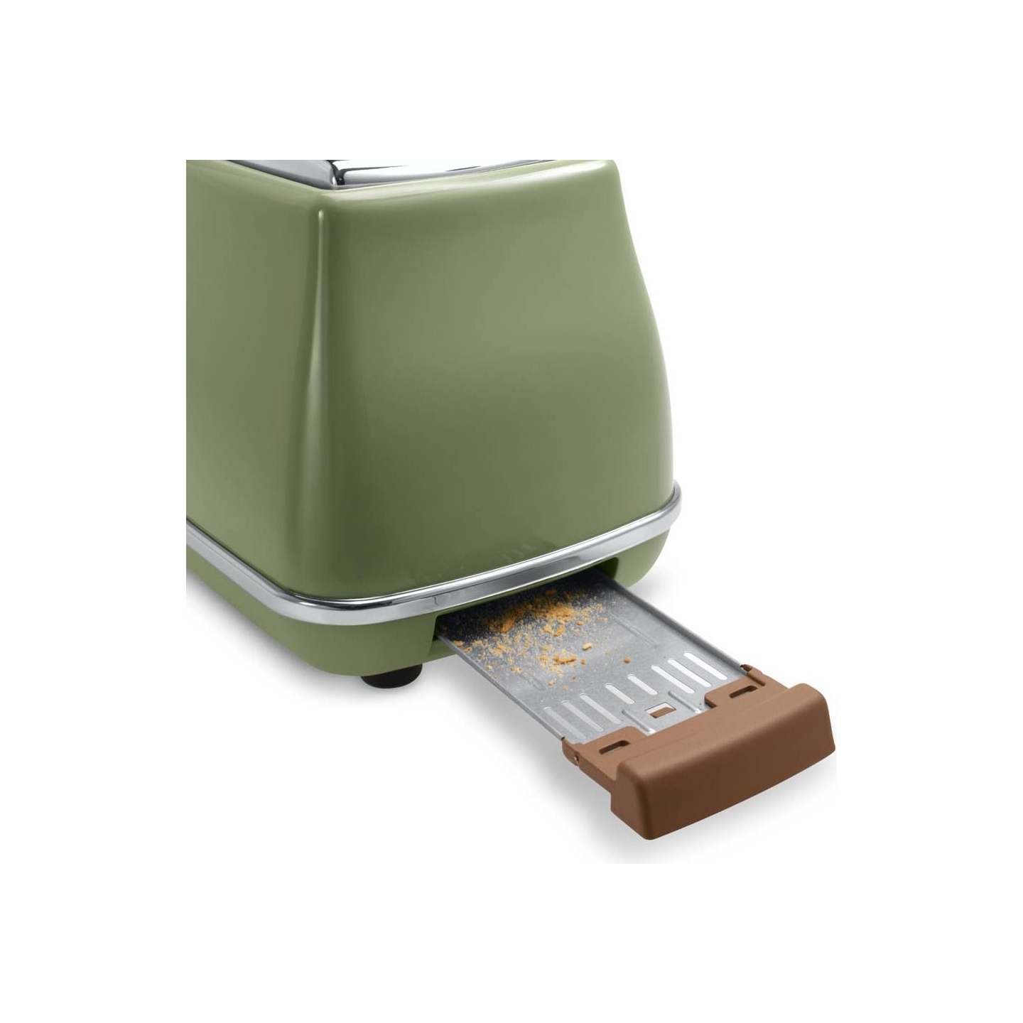 Delonghi Icona Vintage Toaster CTOV 2103.GR 900W, Stainless steel, Crumb tray, Defrost, Green / CTOV2103.GR