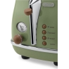 Delonghi Icona Vintage Toaster CTOV 2103.GR 900W, Stainless steel, Crumb tray, Defrost, Green / CTOV2103.GR