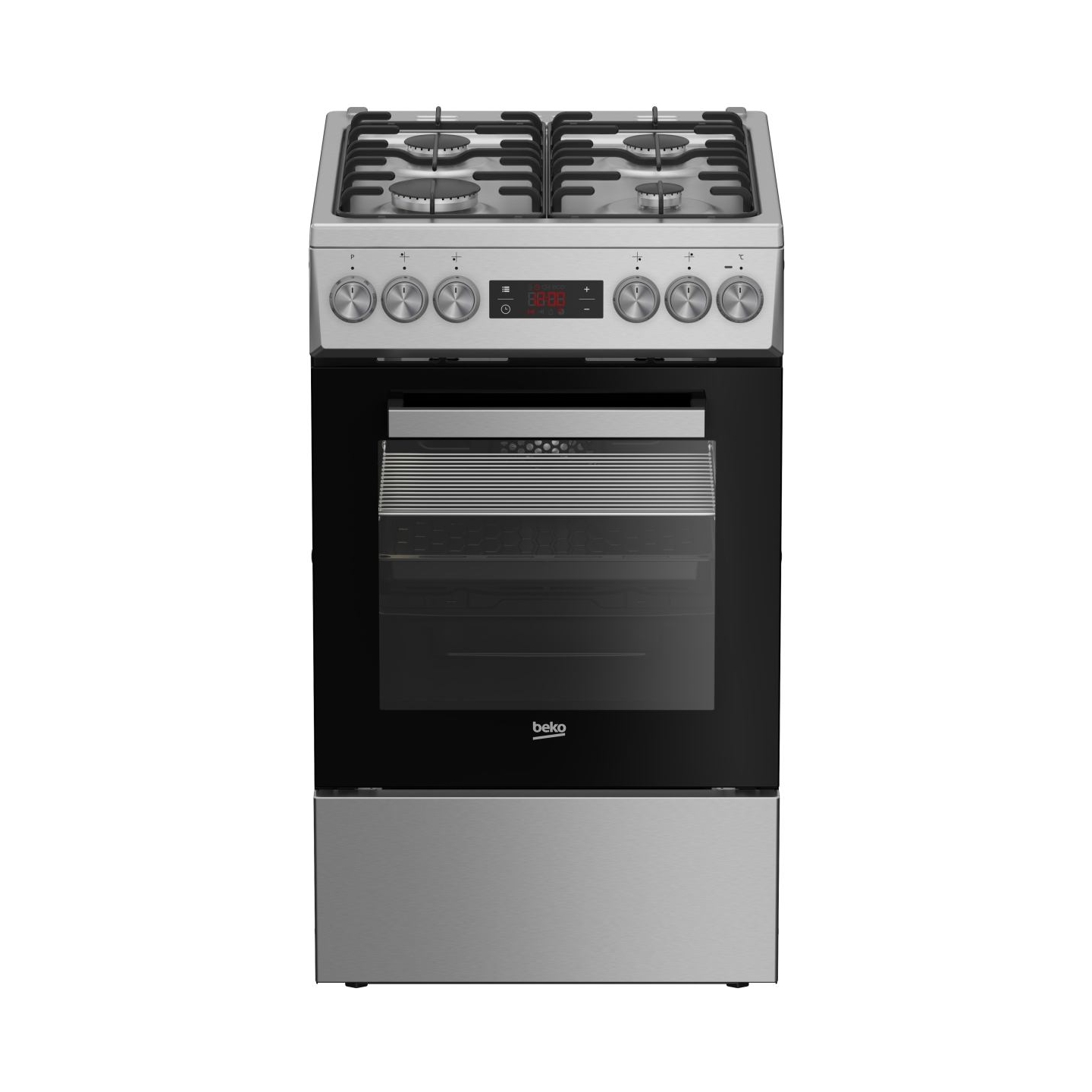 Beko  Cooker FSM52321DXDT, Width 50 cm, A, Gas/Electric, Silver / FSM52321DXDT