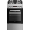Beko  Cooker FSM52321DXDT, Width 50 cm, A, Gas/Electric, Silver / FSM52321DXDT