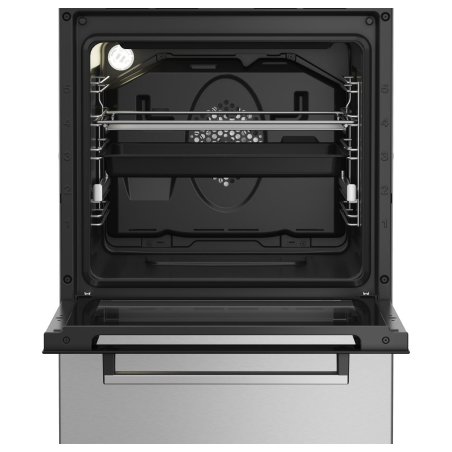 Beko  Cooker FSM52321DXDT, Width 50 cm, A, Gas/Electric, Silver / FSM52321DXDT