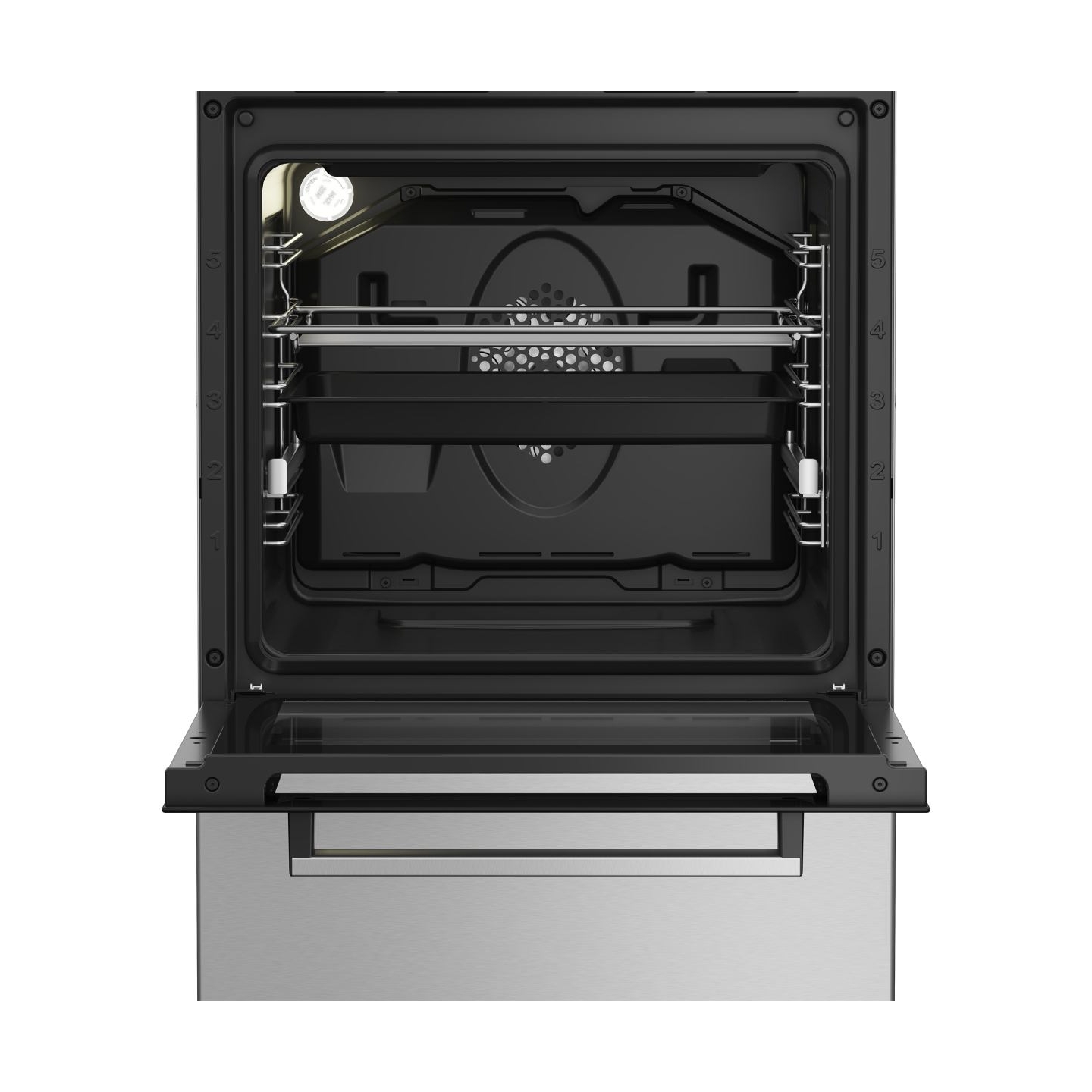 Beko  Cooker FSM52321DXDT, Width 50 cm, A, Gas/Electric, Silver / FSM52321DXDT