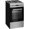 Beko  Cooker FSM52321DXDT, Width 50 cm, A, Gas/Electric, Silver / FSM52321DXDT