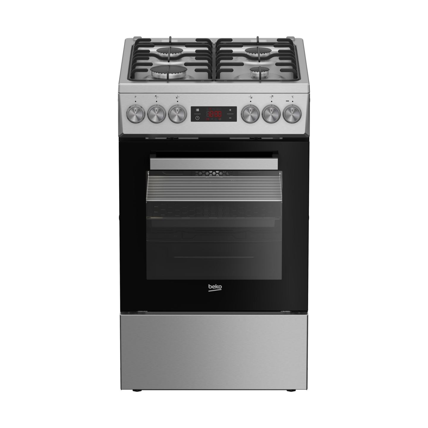 Beko  Cooker FSM52321DXDT, Width 50 cm, A, Gas/Electric, Silver / FSM52321DXDT