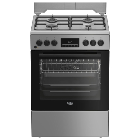 Beko Cooker FBM62320SDS, Width 60 cm, A, Gas/Electric, LED screen / FBM62320SDS