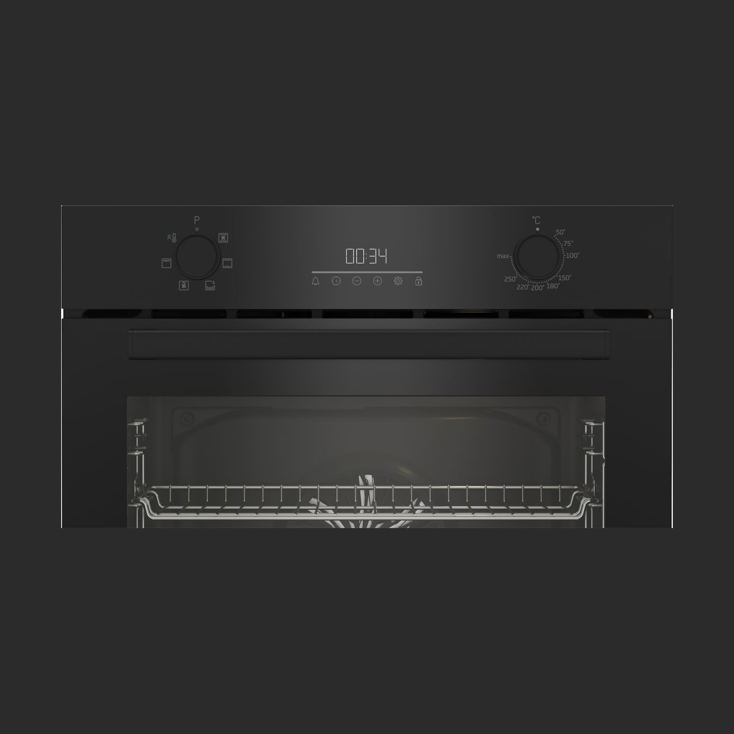 Beko Oven BBIE17300B, Energy class A, Width 60 cm, Black / BBIE17300B
