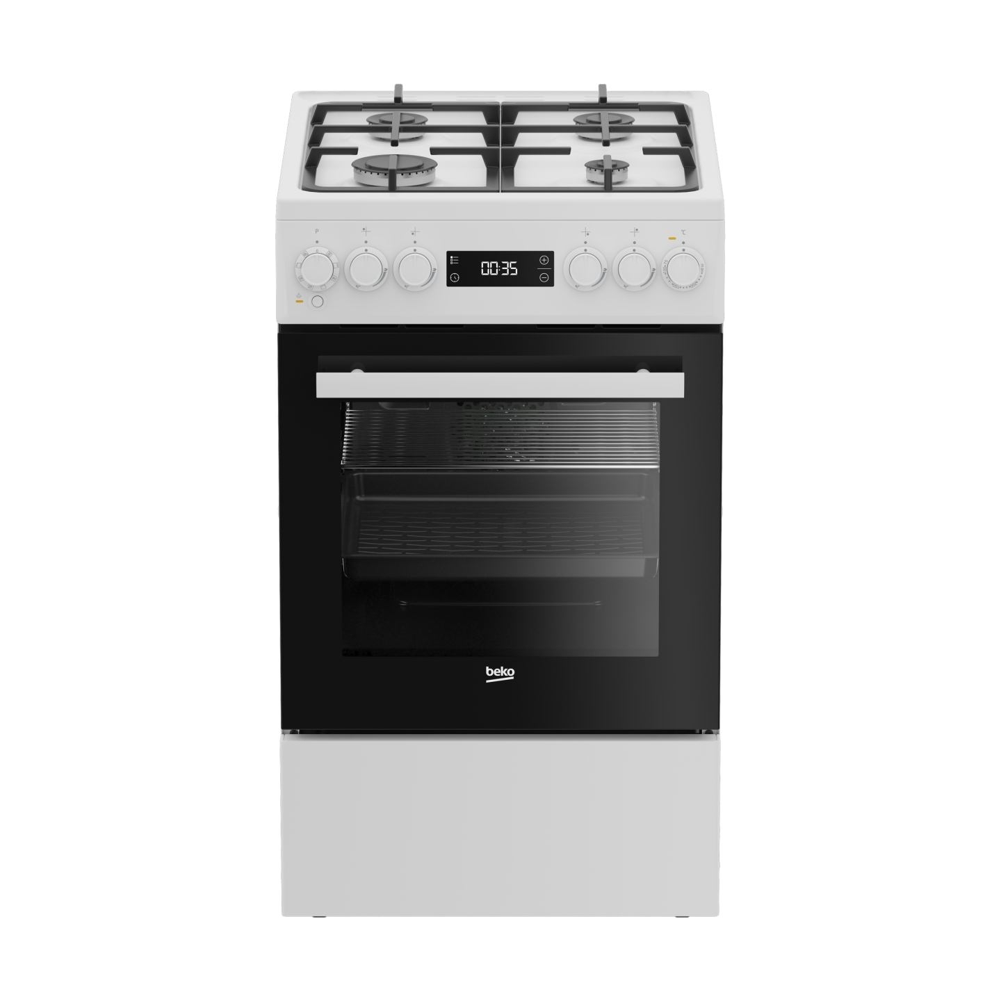 Beko  Cooker FSM51339DWDS, Width 50 cm, A, Gas/Electric, White / FSM51339DWDS