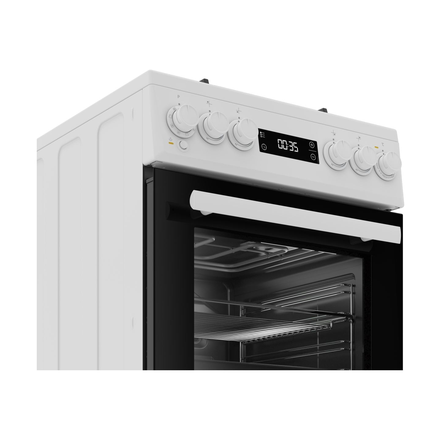 Beko  Cooker FSM51339DWDS, Width 50 cm, A, Gas/Electric, White / FSM51339DWDS