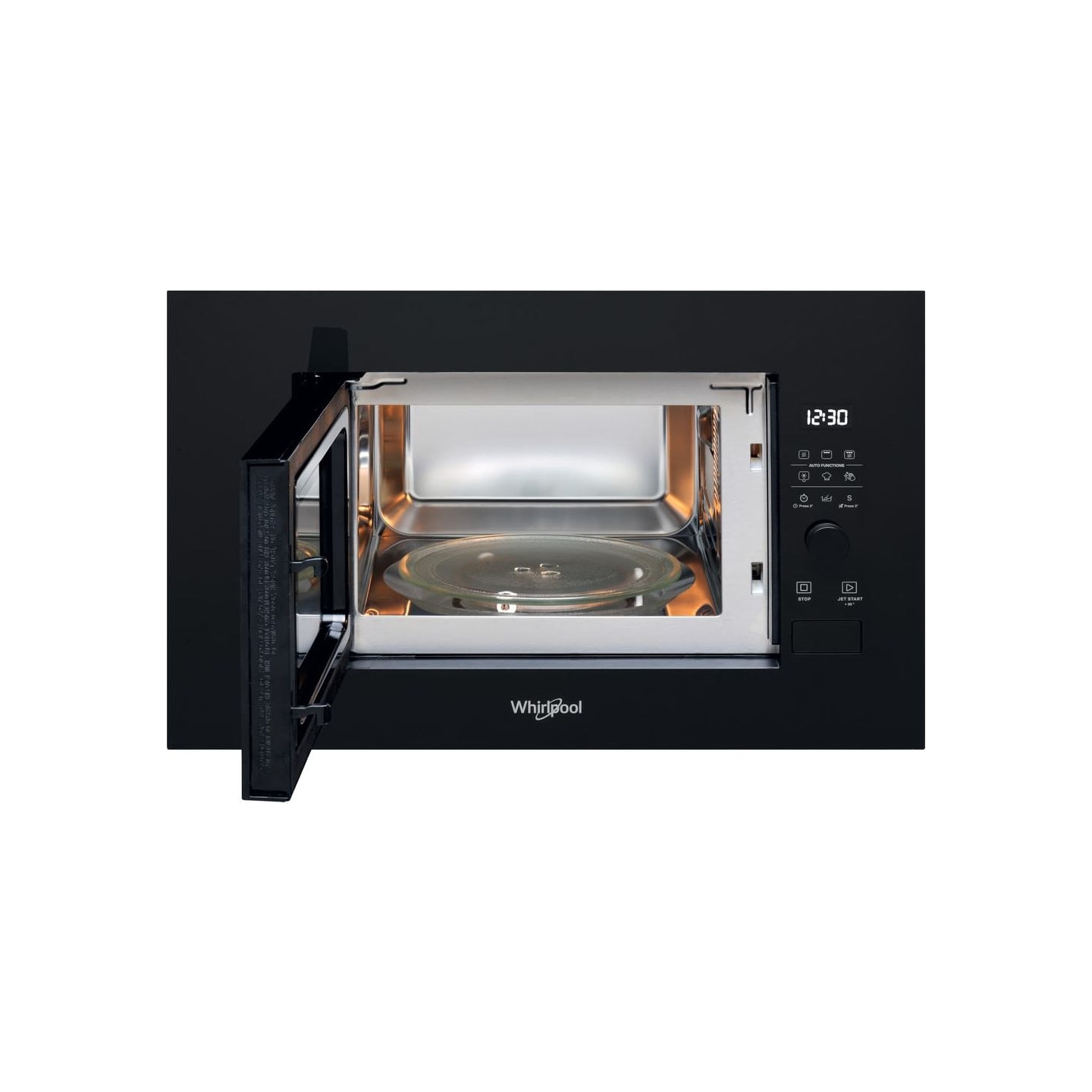 Whirlpool Built-in Microwave WMF200G NB, 20L, Black / WMF200GNB