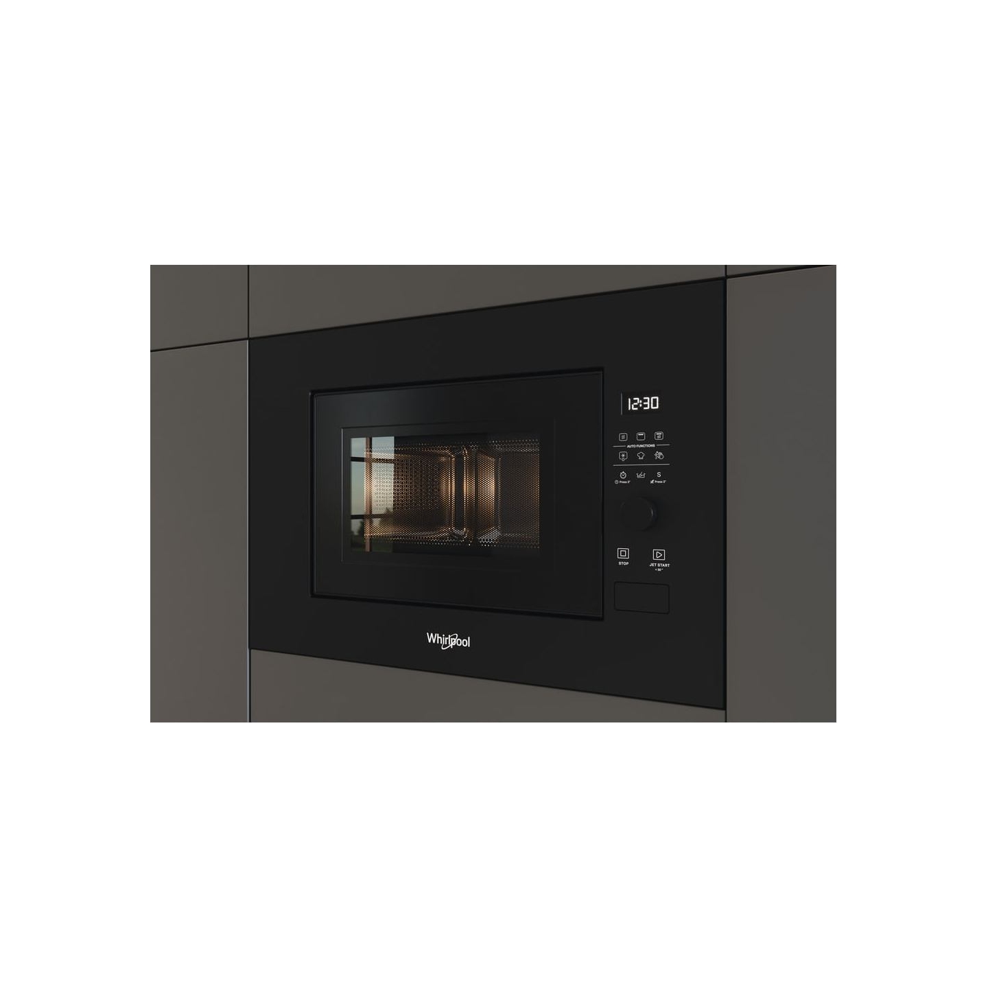 Whirlpool Built-in Microwave WMF200G NB, 20L, Black / WMF200GNB