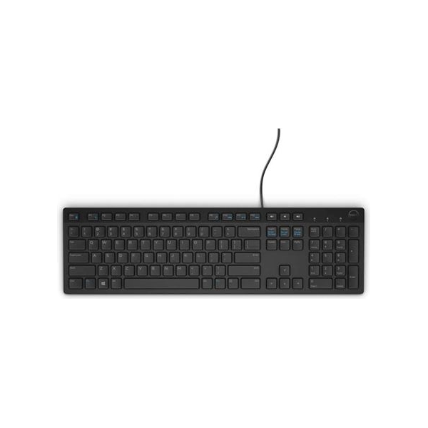 Dell Multimedia Keyboard-KB216 - US International (QWERTY) - Black (RTL BOX) / 580-ADHY