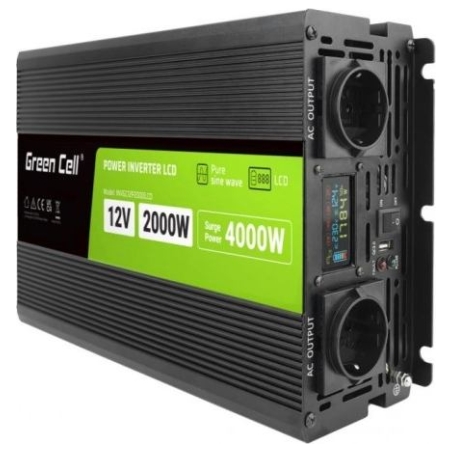 Green Cell power inverter 12V-230V 2000W