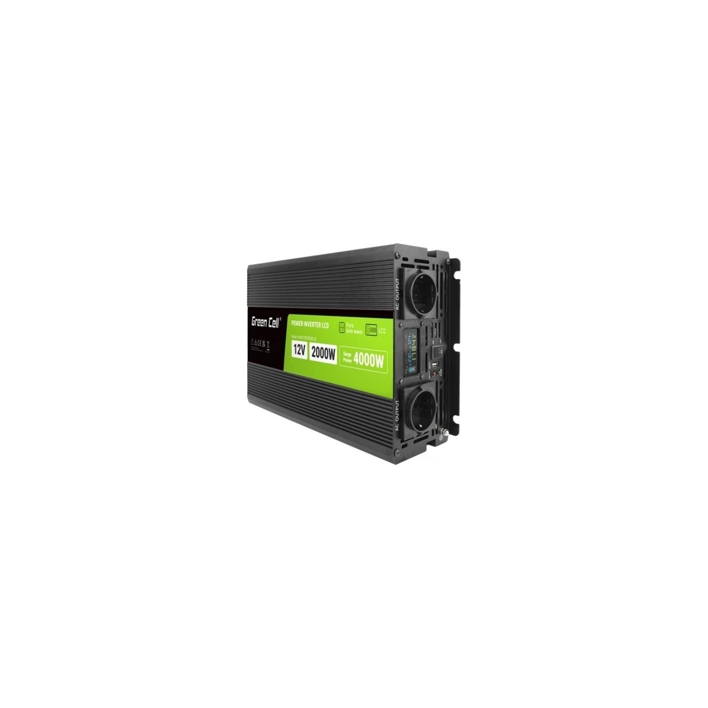 Green Cell power inverter 12V-230V 2000W