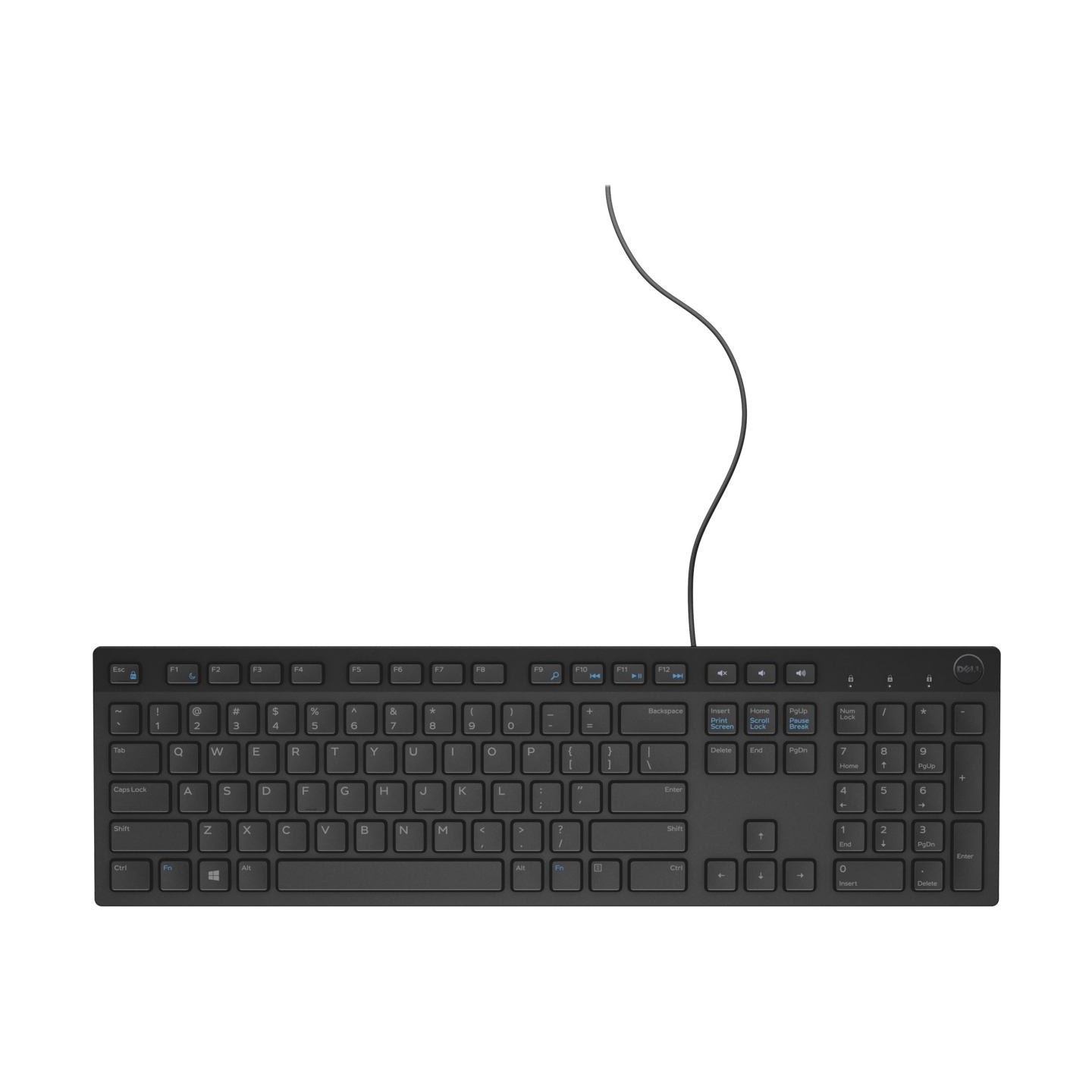 Dell | KB216 RTL Box | Multimedia | Wired | US | Black
