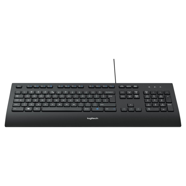 Logitech LOGI K280e corded Keyb.USB black (US)