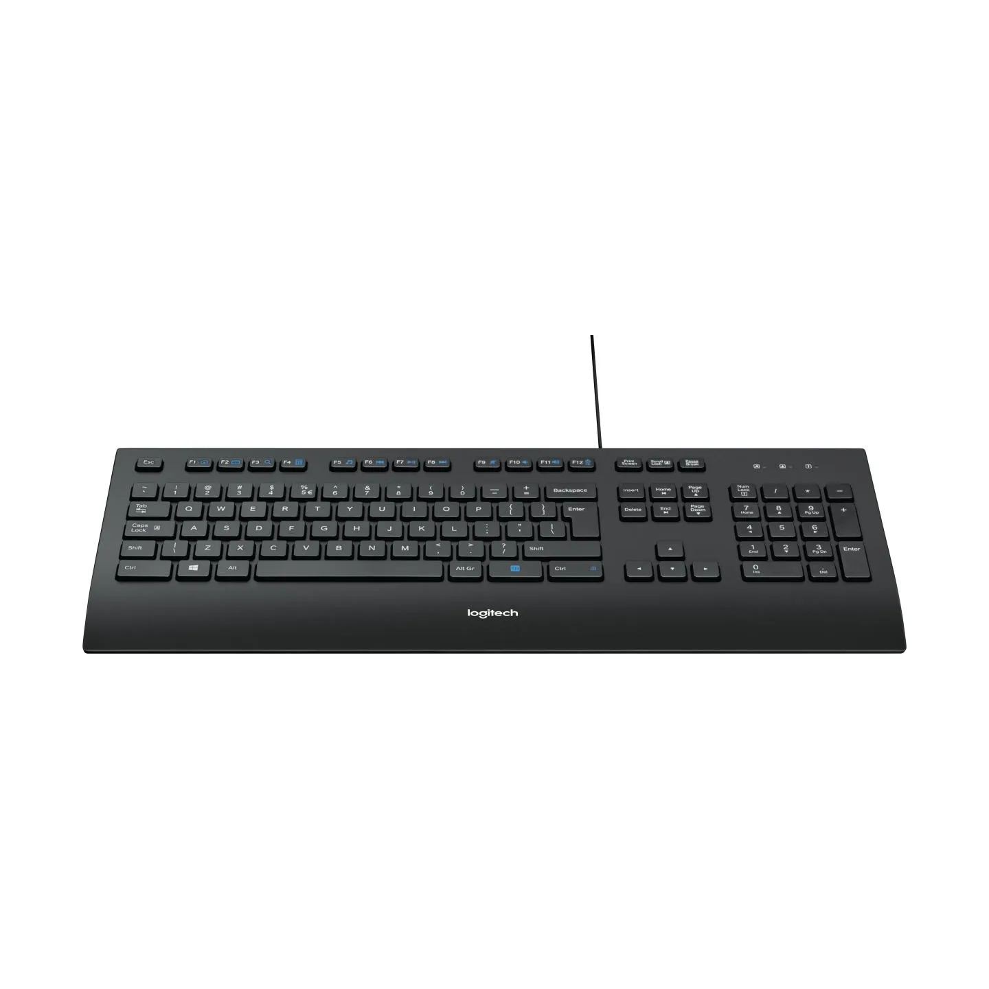 Logitech LOGI K280e corded Keyb.USB black (US)