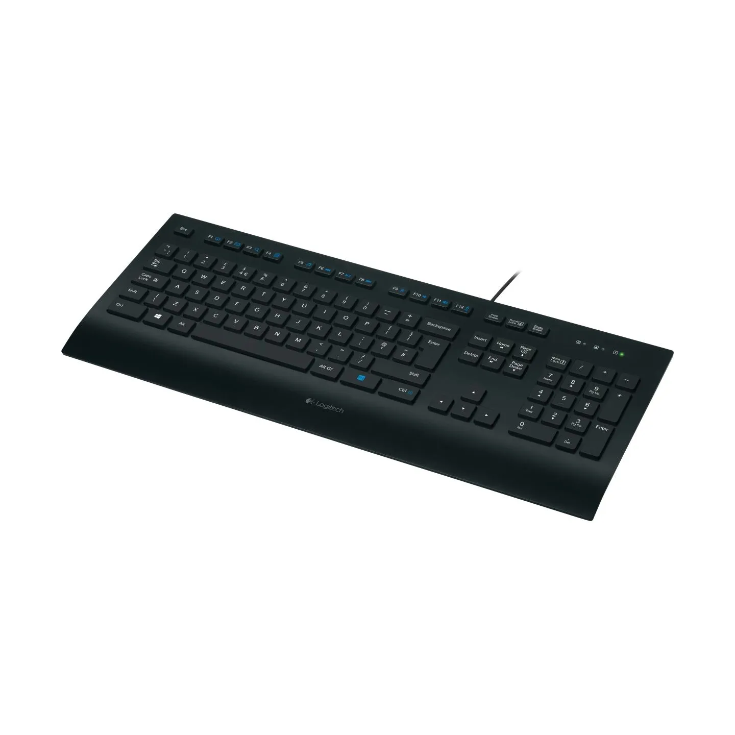 Logitech LOGI K280e corded Keyb.USB black (US)