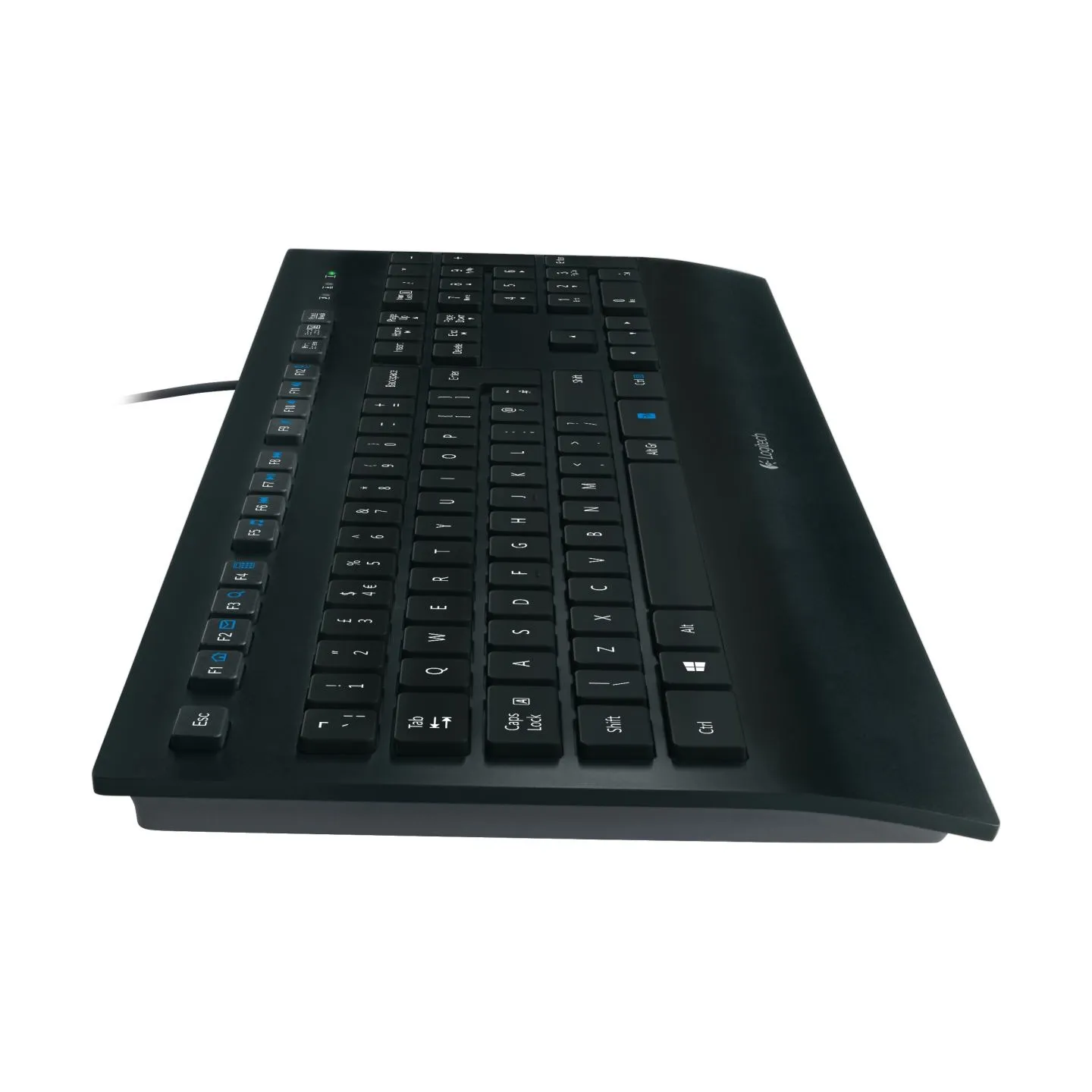 Logitech LOGI K280e corded Keyb.USB black (US)