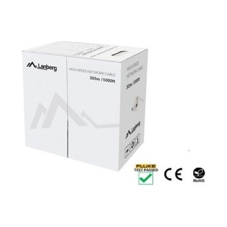 Lanberg LAN cable UTP cat.5e 305m black