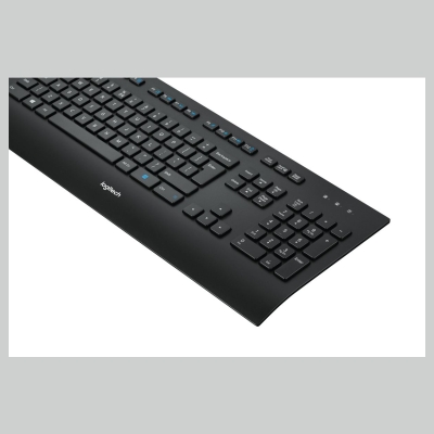 Logitech LOGI K280e corded Keyb.USB black (US)